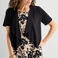 Perceptions Womens Floral Jacket Dress