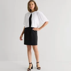 Perceptions Womens Short Sleeve Shrug