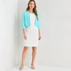 Perceptions Womens 3/4 Sleeve Shrug