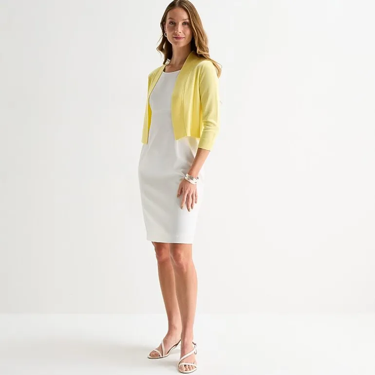 Perceptions Womens 3/4 Sleeve Shrug