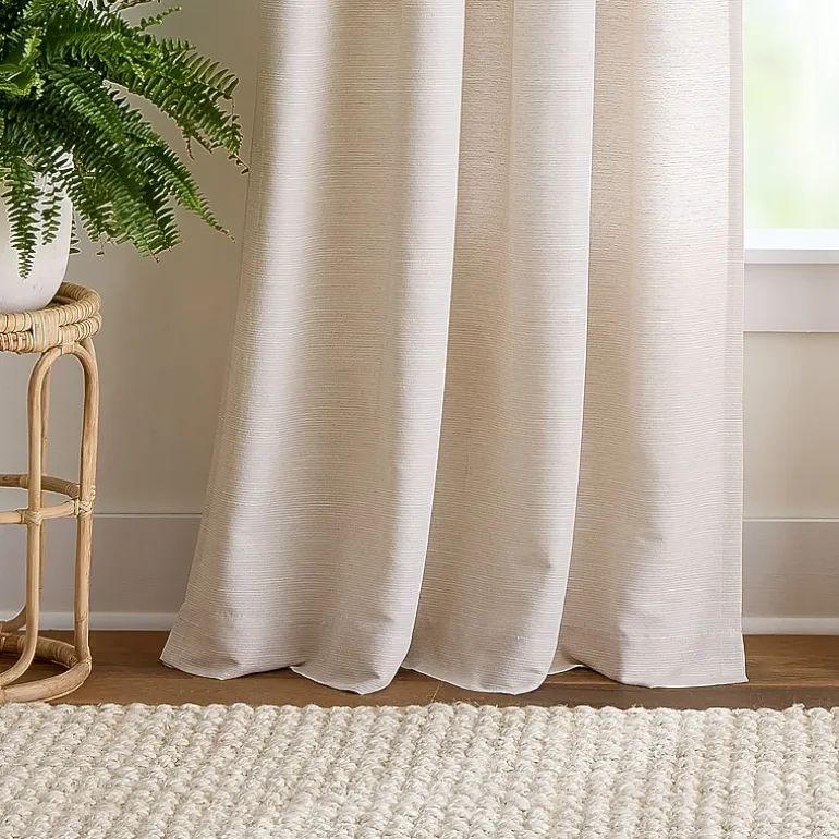 Peri Home Bahia Rod Pocket Light-Filtering Set of 2 Curtain Panel