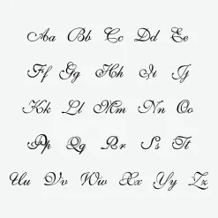 Personalized 14K Gold Over Sterling Silver Script Name Necklace
