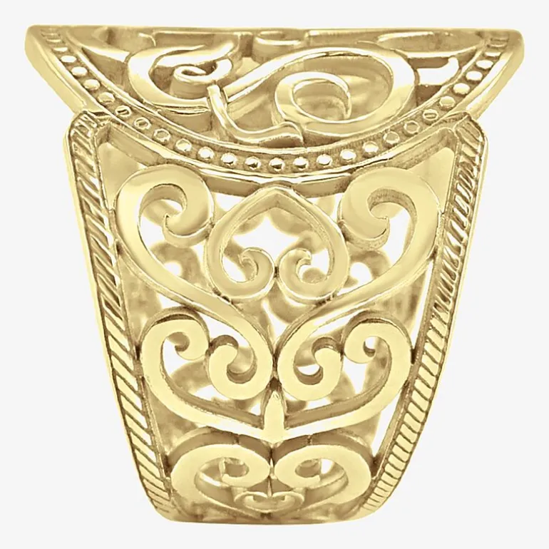 Personalized 18mm Script Monogram Ring