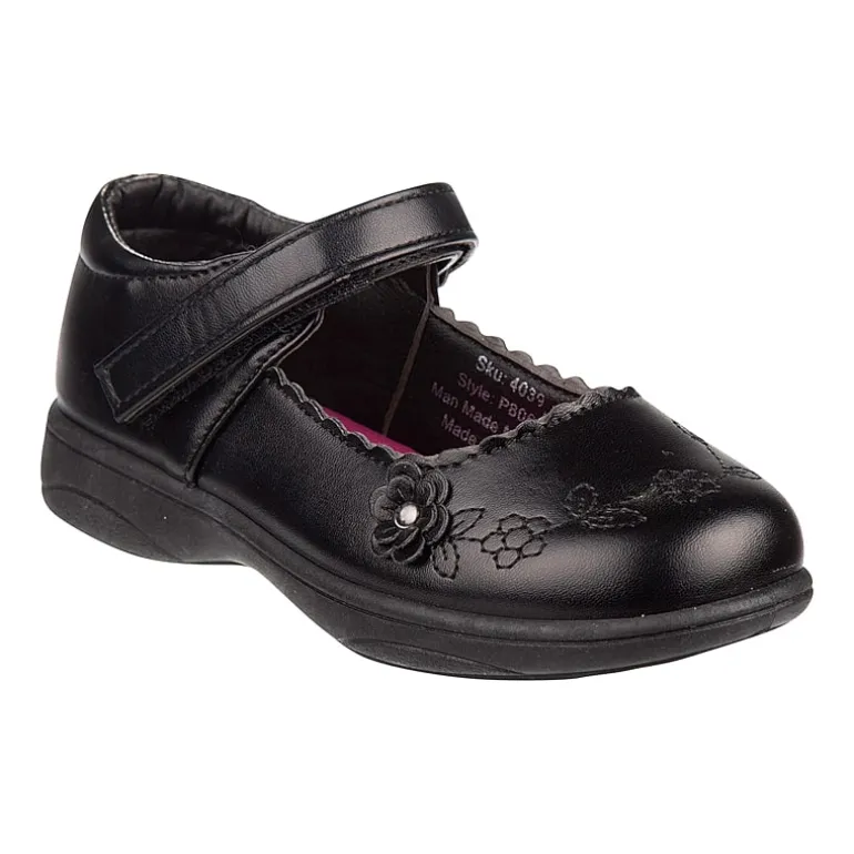 Petalia Little & Big Kid Girls Round Closed Toe Mary Jane Shoes