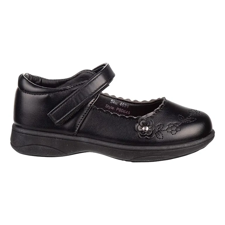 Petalia Little & Big Kid Girls Round Closed Toe Mary Jane Shoes