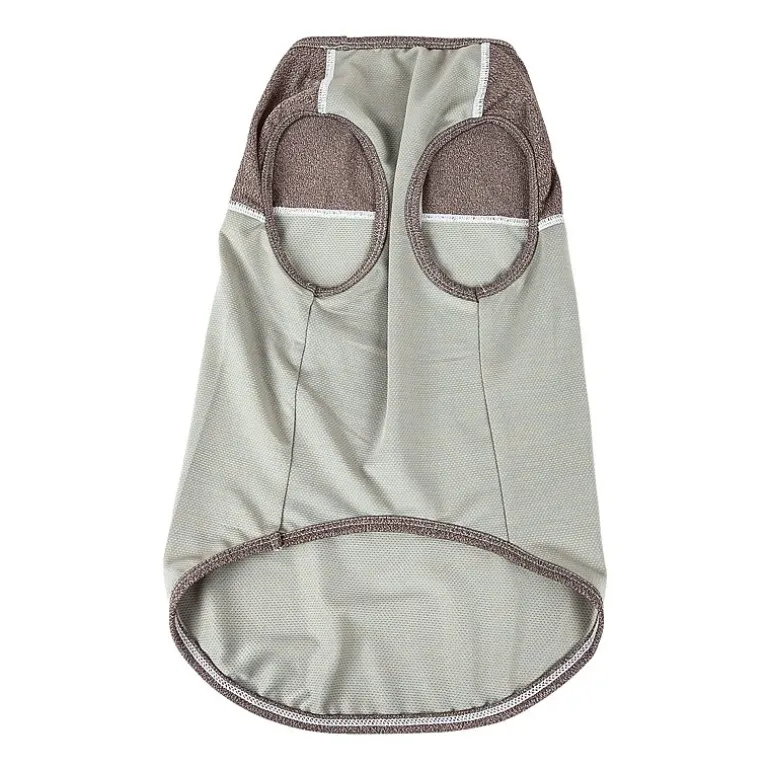 Pet Life ® Active 'Aero-Pawlse' Heathered Quick-Dry and 4-Way Stretch Performance Dog Tank Top T-Shirt