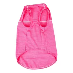Pet Life ® Active 'Aero-Pawlse' Heathered Quick-Dry and 4-Way Stretch Performance Dog Tank Top T-Shirt