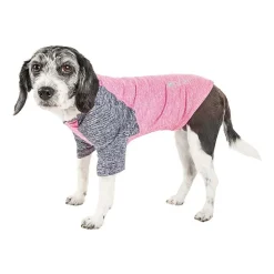 Pet Life ® Active 'Hybreed' 4-Way Stretch Two-Toned Performance Dog T-Shirt