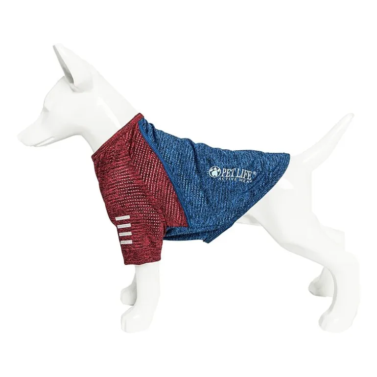 Pet Life ® Active 'Hybreed' 4-Way Stretch Two-Toned Performance Dog T-Shirt