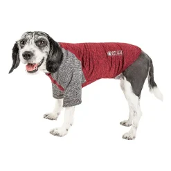 Pet Life ® Active 'Hybreed' 4-Way Stretch Two-Toned Performance Dog T-Shirt