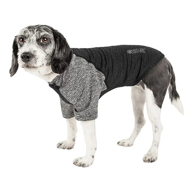 Pet Life ® Active 'Hybreed' 4-Way Stretch Two-Toned Performance Dog T-Shirt