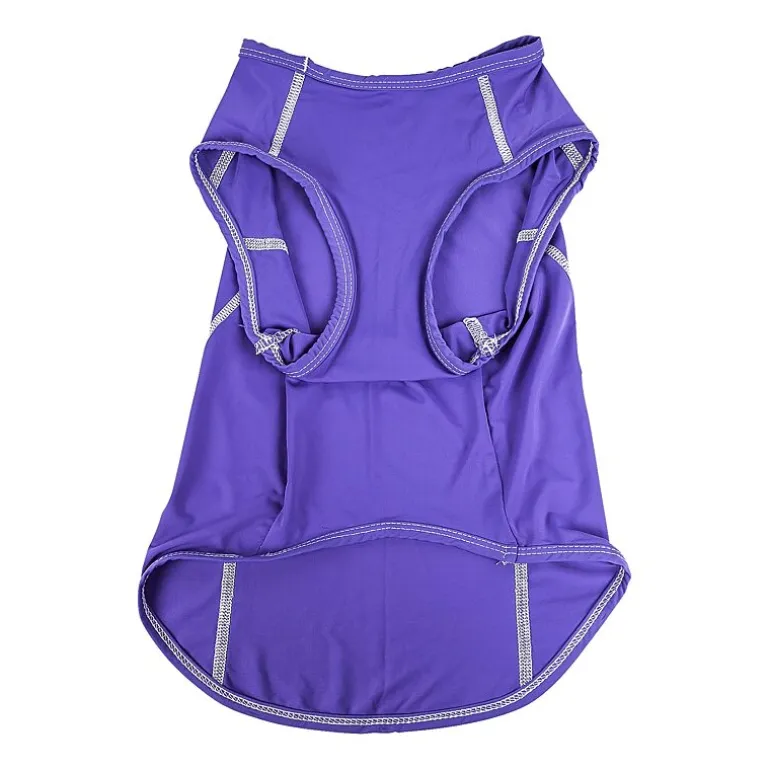 Pet Life ® Active 'Racerbark' 4-Way Stretch Performance Active Dog Tank Top T-Shirt