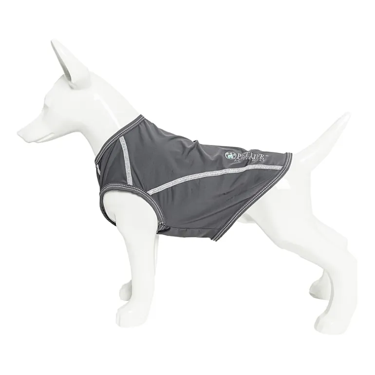 Pet Life ® Active 'Racerbark' 4-Way Stretch Performance Active Dog Tank Top T-Shirt