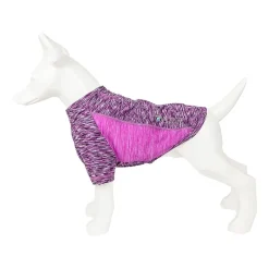 Pet Life ® Active 'Warf Speed' Heathered Ultra-Stretch Sporty Performance Dog T-Shirt
