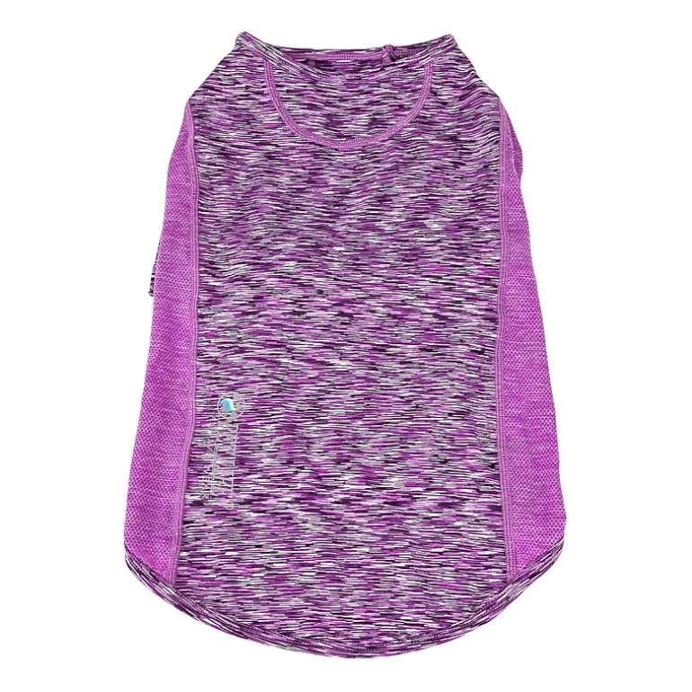 Pet Life ® Active 'Warf Speed' Heathered Ultra-Stretch Sporty Performance Dog T-Shirt