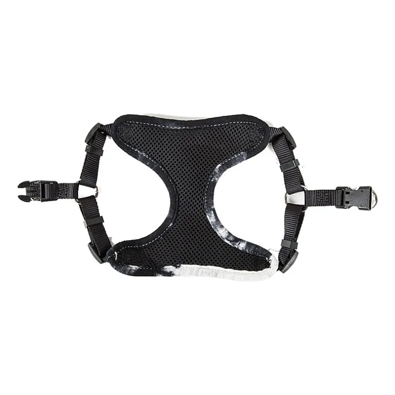 Pet Life Bonatied' Mesh Reversible And Breathable Adjustable W/ Designer Neck Tie Dog Harness