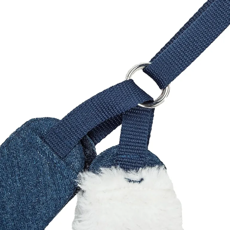 Pet Life Luxe 'Pom Draper' 2-In-1 Mesh Reversed Adjustable-Leash W/ Pom-Pom Bowtie Dog Harness