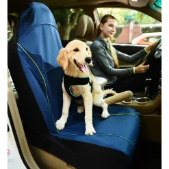 Pet Life Open Road Mess-Free Single Seated Safety Car Seat Cover Protector For Dog