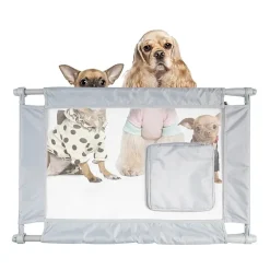 Pet Life Porta-Gate Travel Collapsible and Adjustable Folding Pet Cat Dog Gate