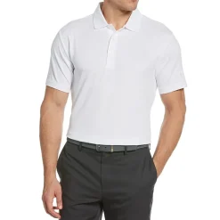PGA TOUR Airflux Big and Tall Mens Short Sleeve Polo Shirt