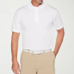 PGA TOUR Airflux Mens Short Sleeve Polo Shirt