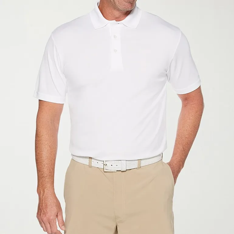 PGA TOUR Airflux Mens Short Sleeve Polo Shirt