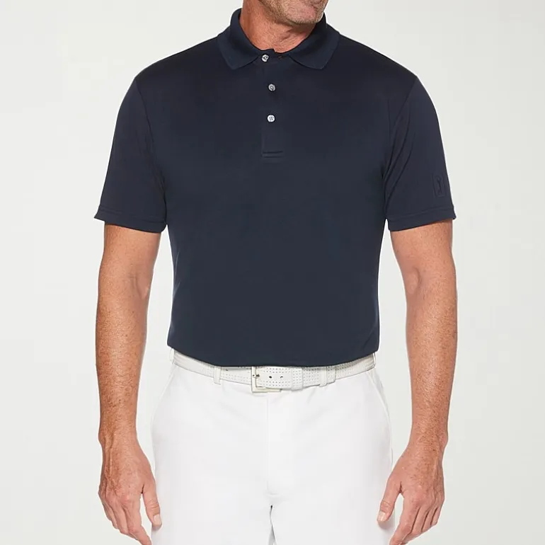 PGA TOUR Airflux Mens Short Sleeve Polo Shirt