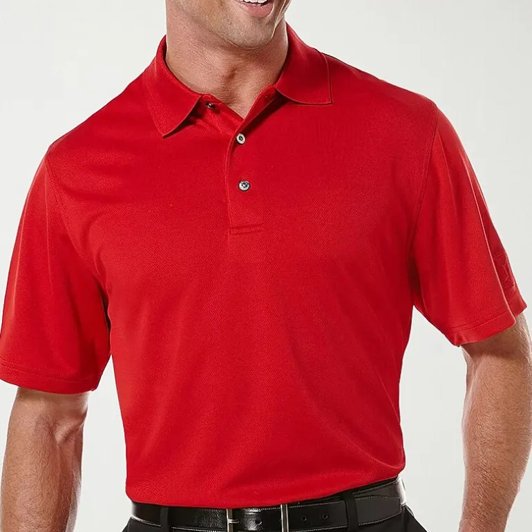 PGA TOUR Airflux Mens Short Sleeve Polo Shirt