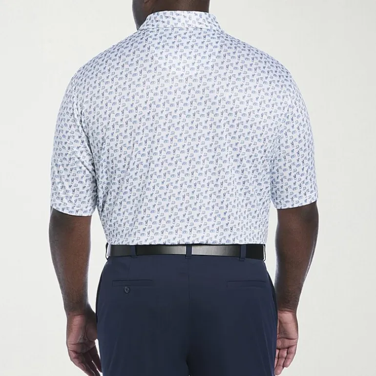 PGA TOUR Big and Tall Mens Short Sleeve Polo Shirt