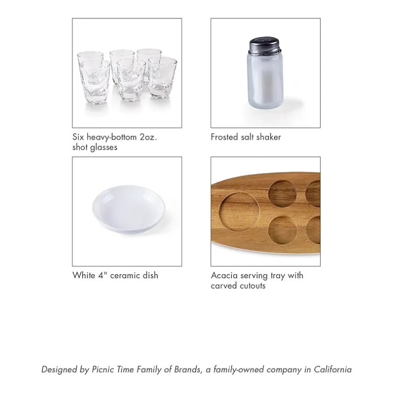Picnic Time 9-pc. Shot Glass Set