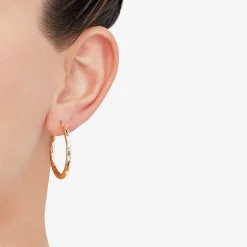 3 Piece 10K Gold  Earring Set