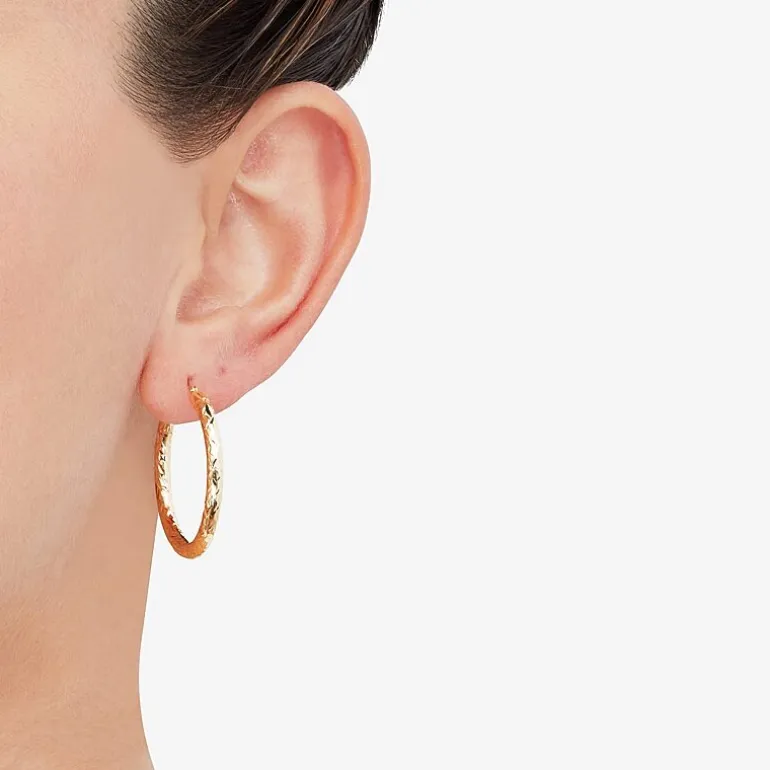 3 Piece 10K Gold Earring Set