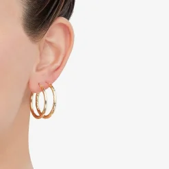 3 Piece 10K Gold Earring Set