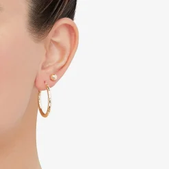 3 Piece 10K Gold Earring Set