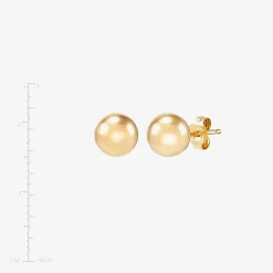 3 Piece 10K Gold Earring Set