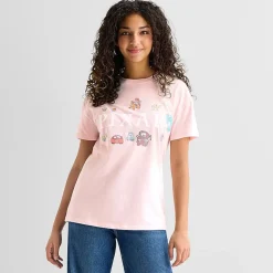 Pixar Boyfriend Tee Womens Juniors Crew Neck Short Sleeve Regular Fit Graphic T-Shirt