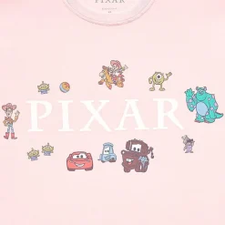 Pixar Boyfriend Tee Womens Juniors Crew Neck Short Sleeve Regular Fit Graphic T-Shirt