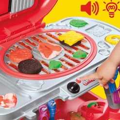Play-Doh Sizzling Grill Playset Play Kitchen Toys for Kids 3+