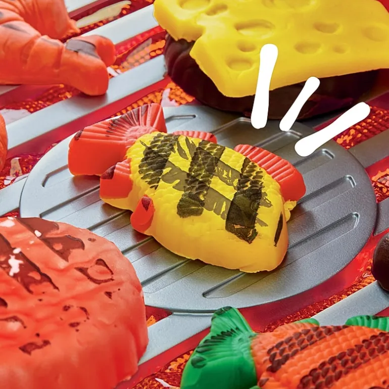 Play-Doh Sizzling Grill Playset Play Kitchen Toys for Kids 3+