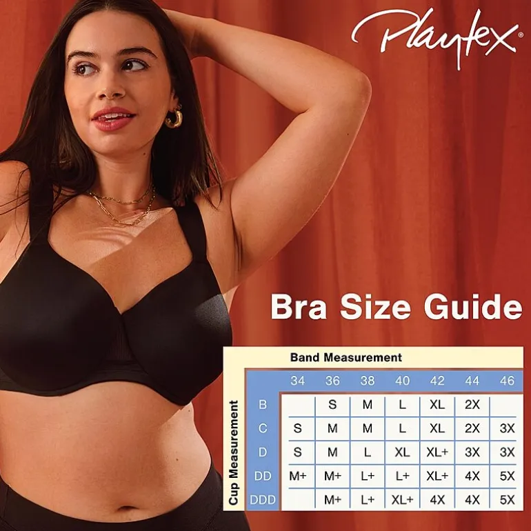 Playtex Womens Multi-Pack Medium Support 2-pc. Wireless Bralette Us4752