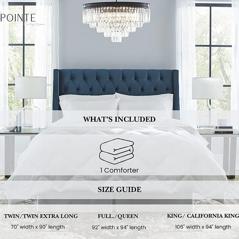 Pointehaven Down Alternative Oversized Lightweight Down Alternative Comforter