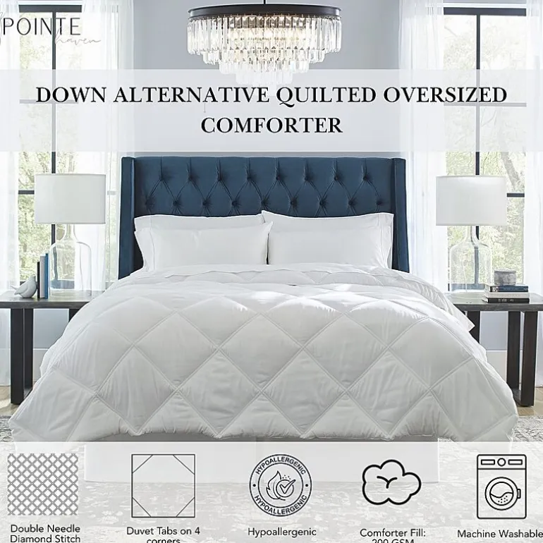 Pointehaven Down Alternative Oversized Lightweight Down Alternative Comforter