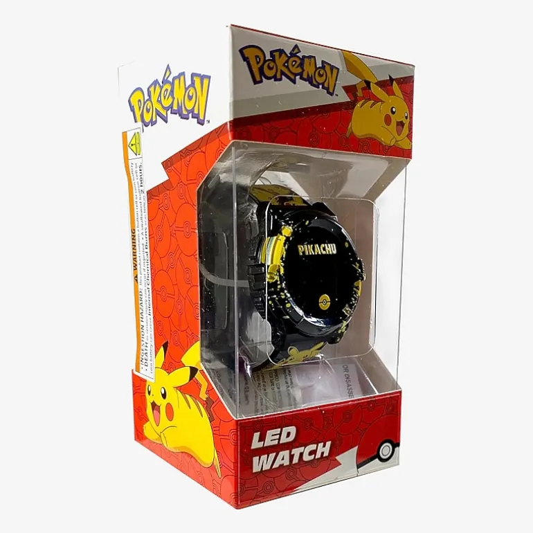 Pokemon Boys Black Strap Watch Pok4413jc