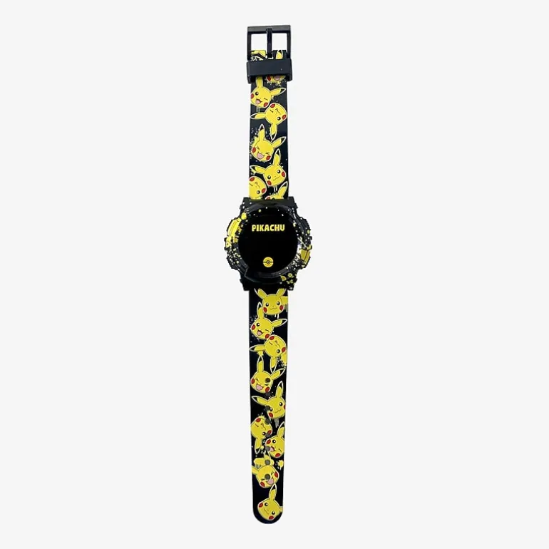 Pokemon Boys Black Strap Watch Pok4413jc