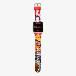 Pokemon Boys Digital Multicolor Strap Watch Pok4261jc