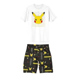 Pokemon Mens Crew Neck Short Sleeve 2-pc. Pajama Set