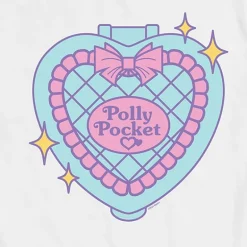 Polly Pocket Compact Tee Womens Juniors Crew Neck Short Sleeve Regular Fit Graphic T-Shirt