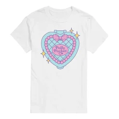 Polly Pocket Compact Tee Womens Juniors Crew Neck Short Sleeve Regular Fit Graphic T-Shirt