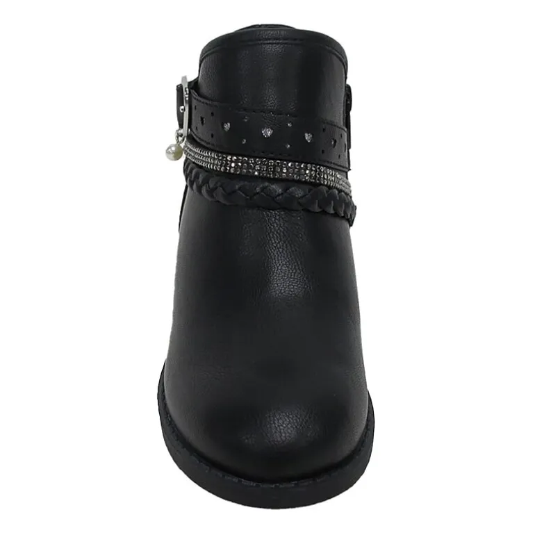 Pop Big Kid Girls Patty Block Heel Booties