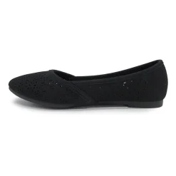 Pop Gerinina Womens Almond Closed Toe Ballet Flats